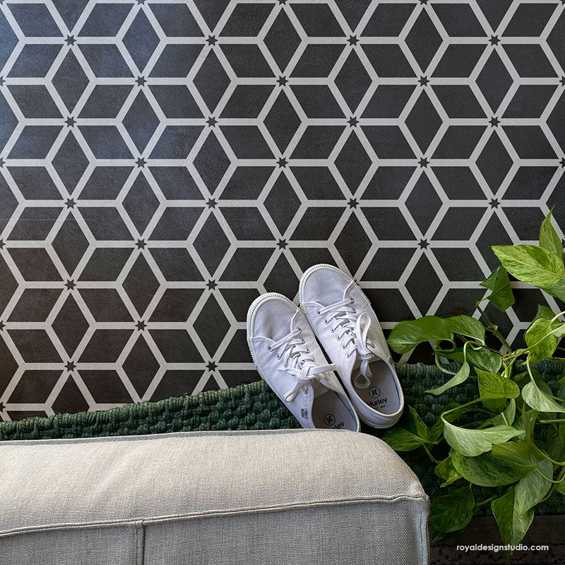 Tessellated Tile Stencil