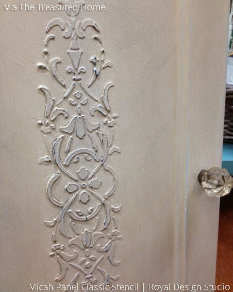 Micah Classic Panel & Furniture Stencil