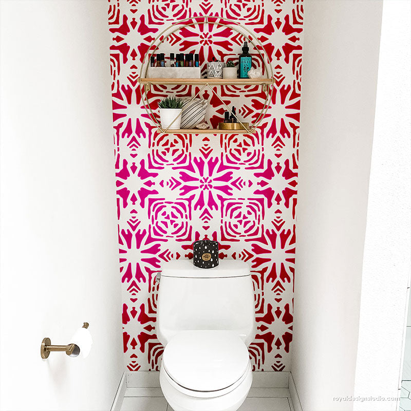 Tribaliste Wall Stencil