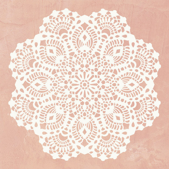 Victoria Lace Doily Stencil
