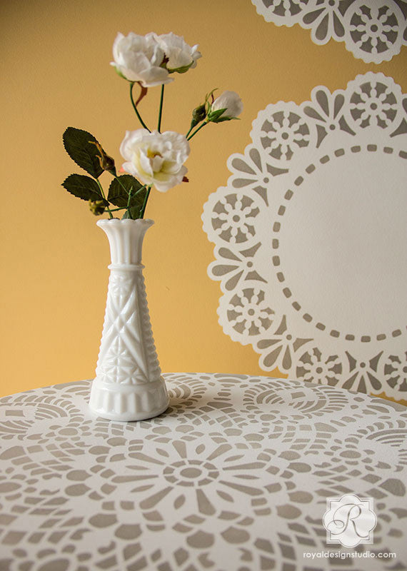 Victoria Lace Doily Stencil