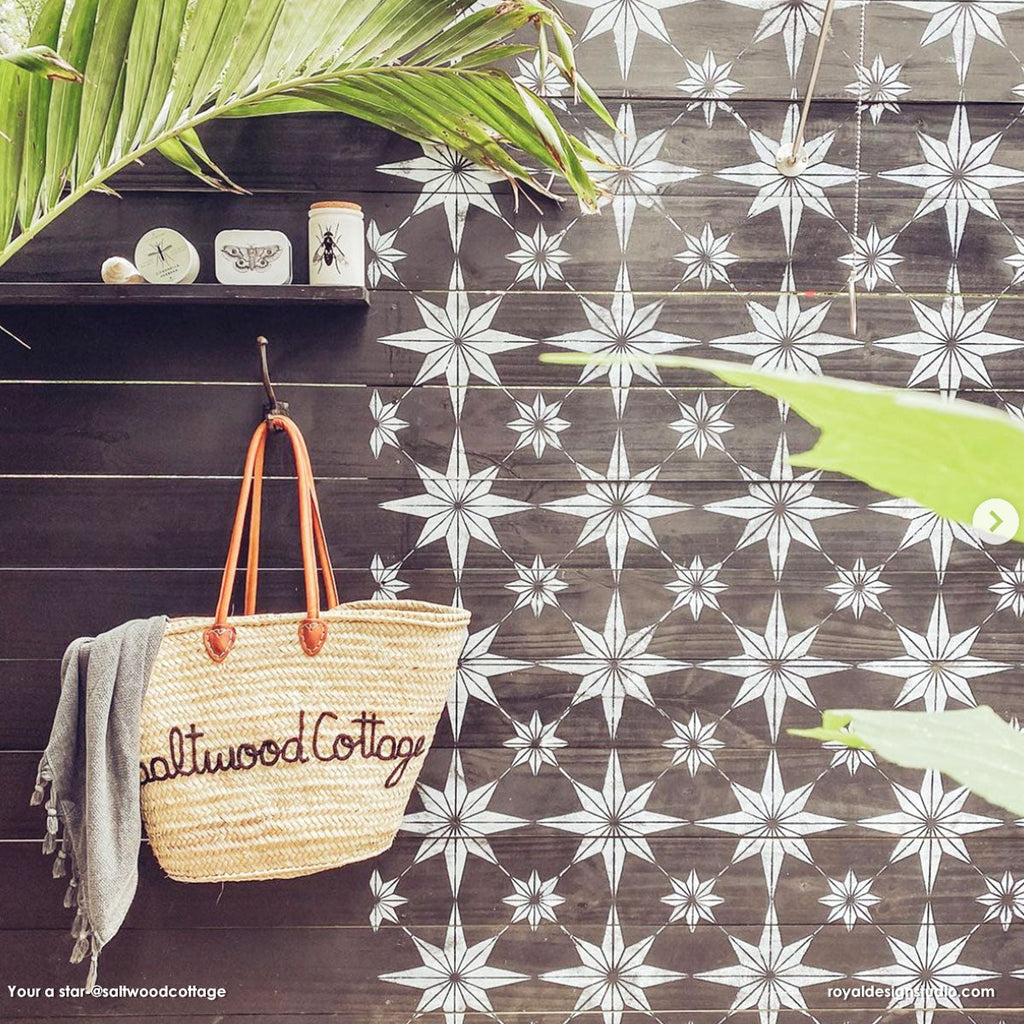 You're a Star Tile Stencil