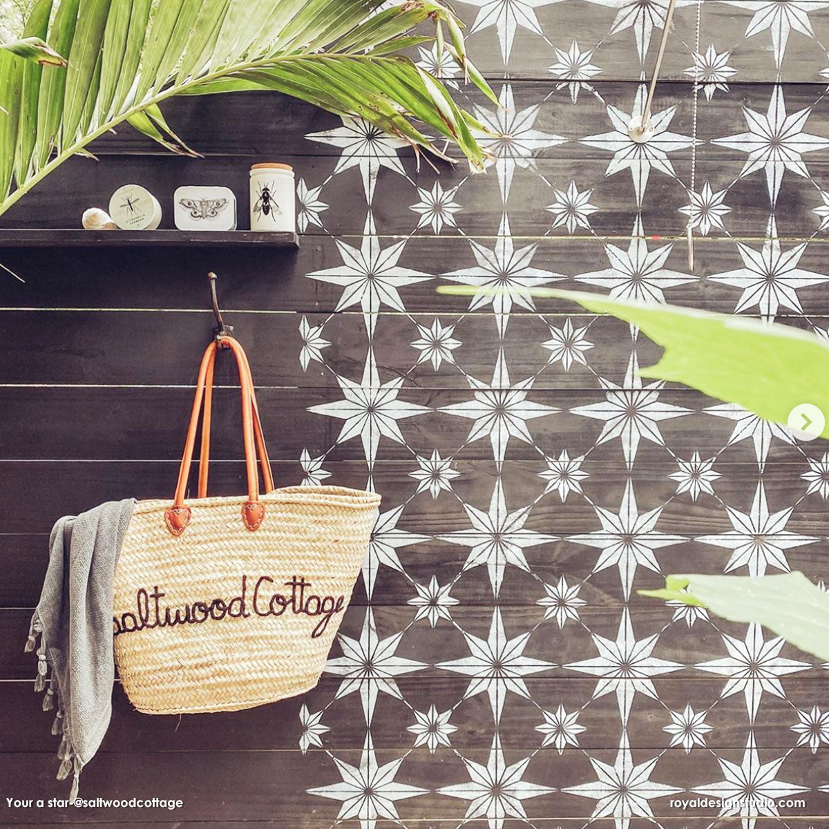 You're a Star Tile Stencil