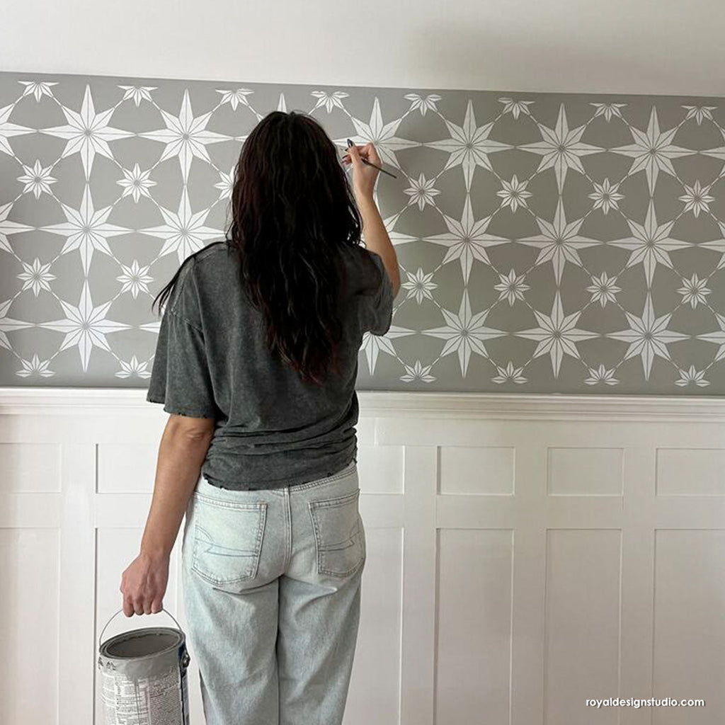 You're a Star Tile Stencil