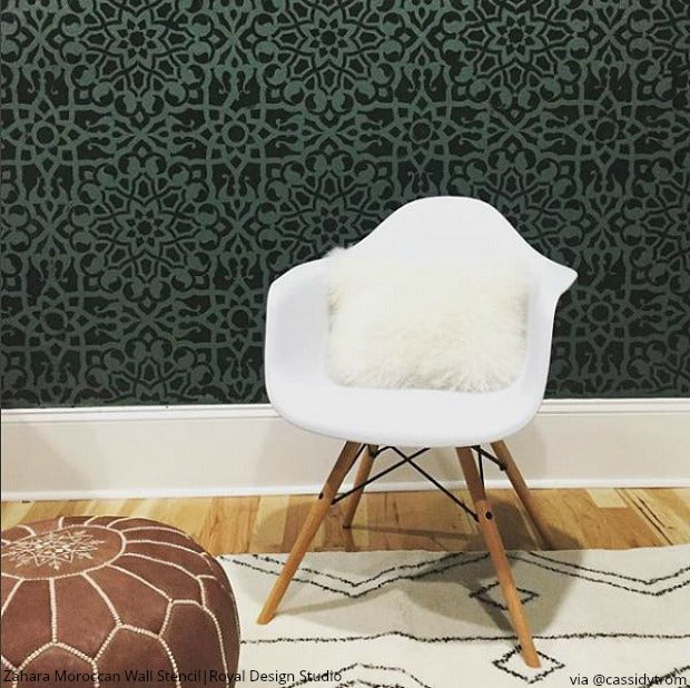 Zahara Moroccan Wall Stencil