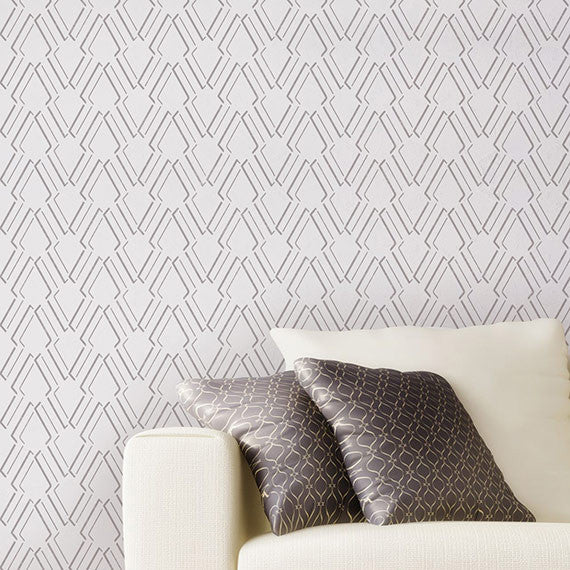 Arrow Outline Raven + Lily Wall Stencil