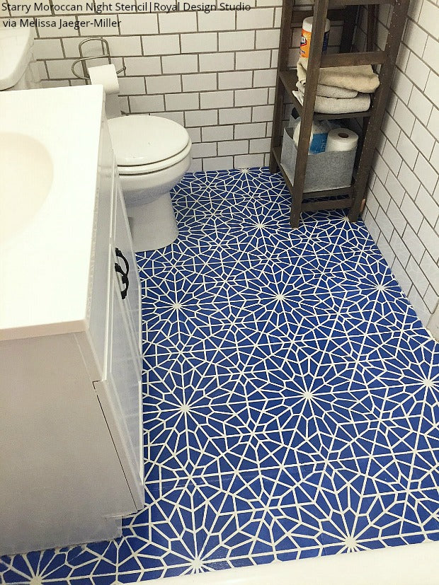 Starry Moroccan Night Stencil