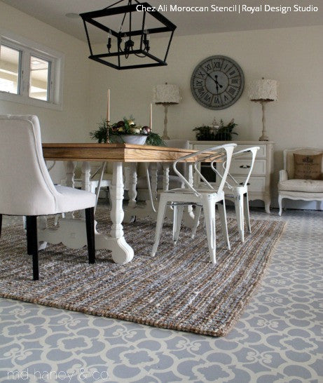 Chez Ali Moroccan Wall Stencil