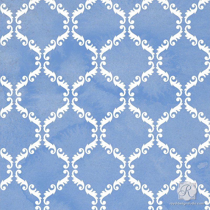Acanthus Trellis Craft Stencil