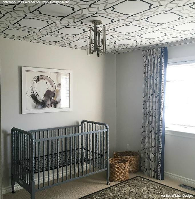 Contempo Trellis Wall Stencil
