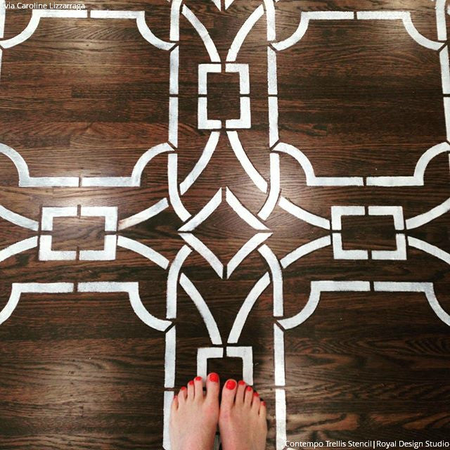 Contempo Trellis Wall Stencil