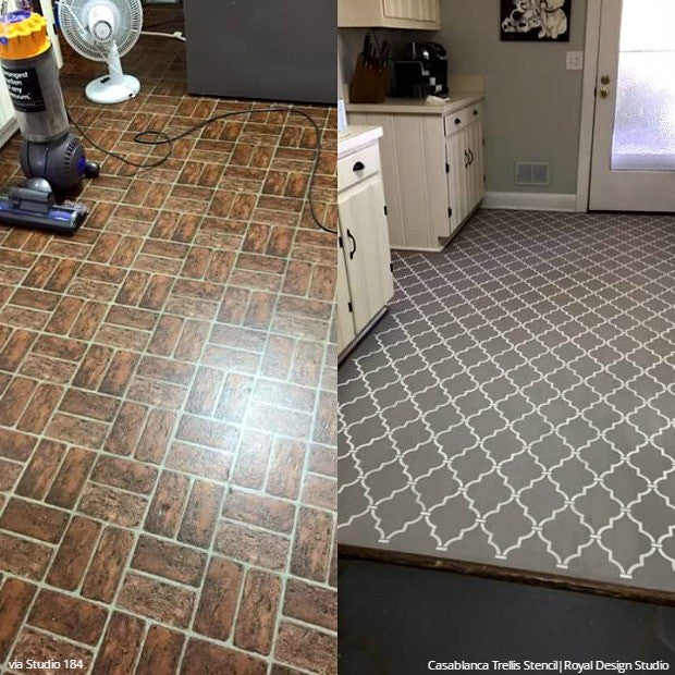 Casablanca Trellis Moroccan Stencil