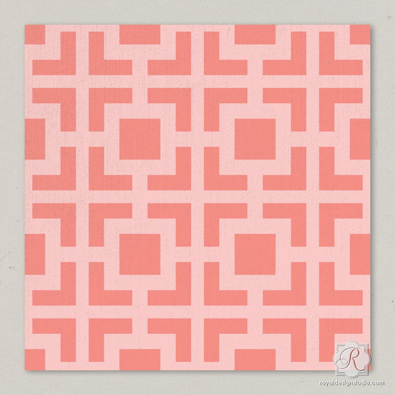 Hollywood Squares Craft Stencil