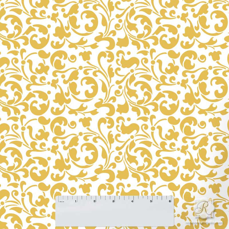 Sultan Swirl Craft Stencil