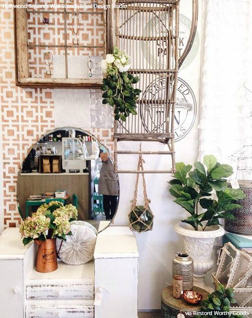 Hollywood Squares Stencil