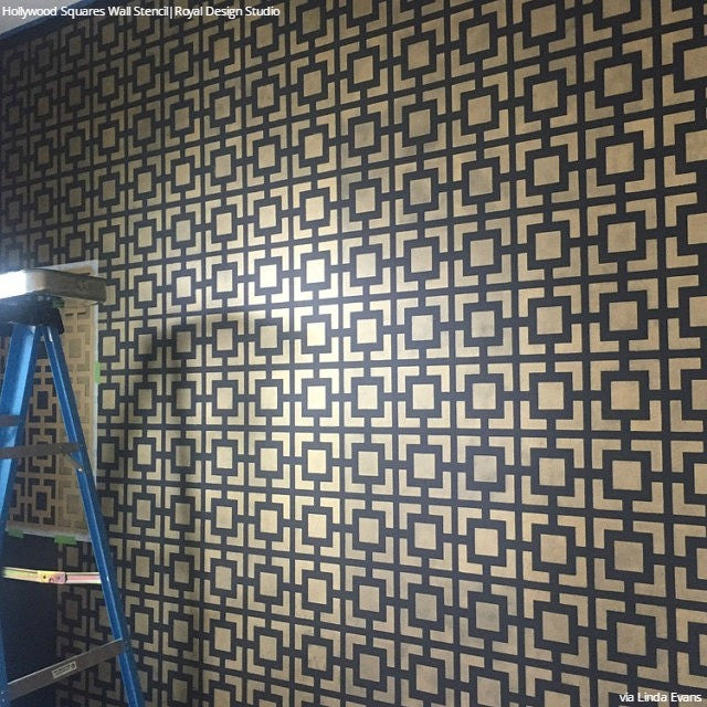 Hollywood Squares Stencil