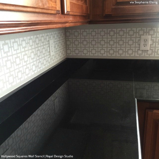 Hollywood Squares Stencil