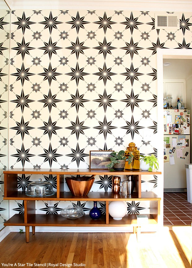 You're a Star Tile Stencil