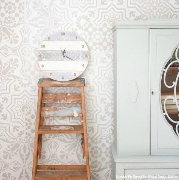Spanish Tile Stencil Set