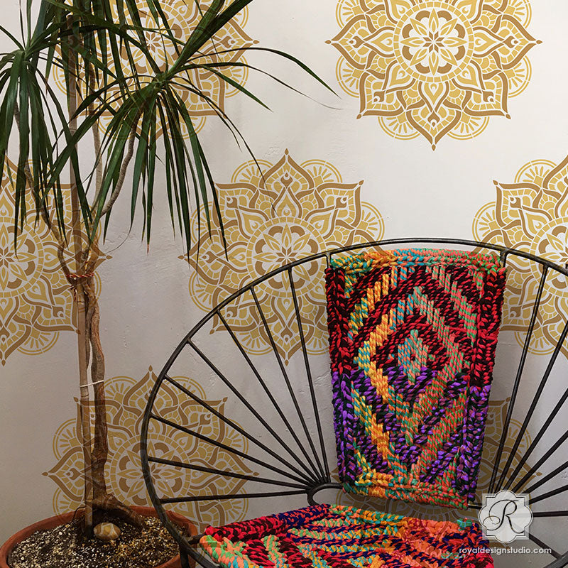 Prajna Mandala Stencil