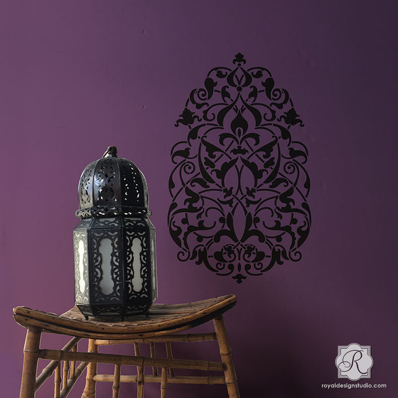 Moragon Ornament Wall Art Stencil