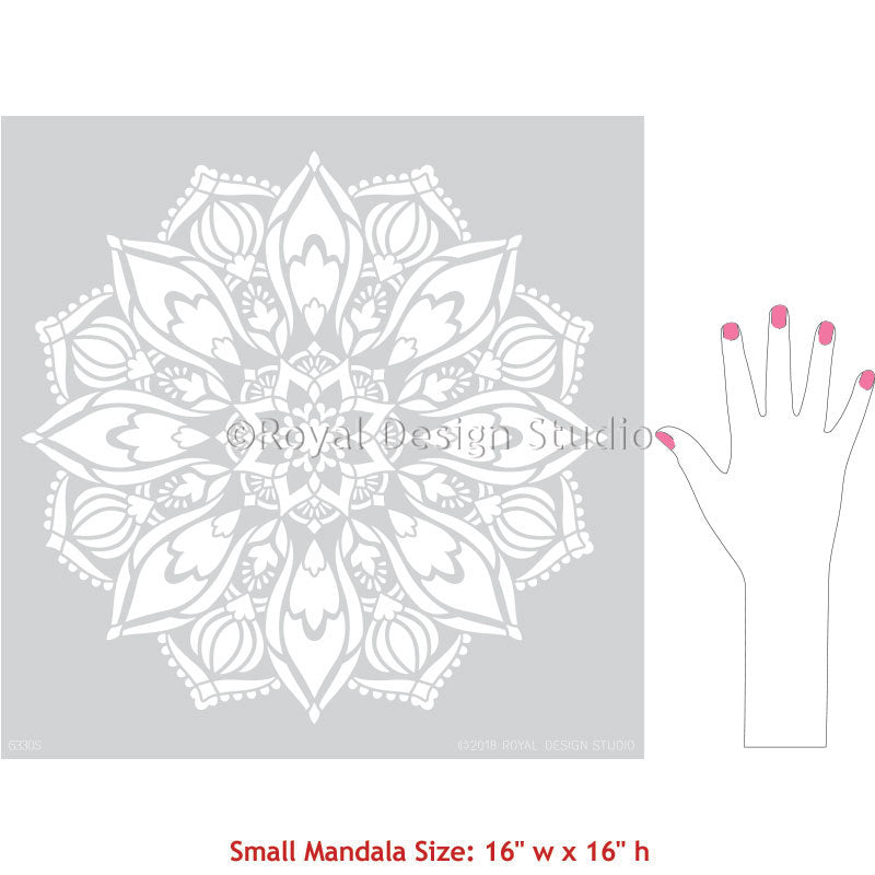 Bhakti Mandala Stencil