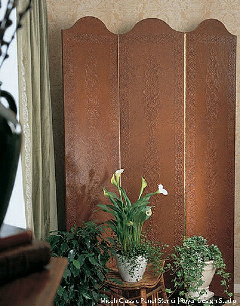 Micah Classic Panel & Furniture Stencil