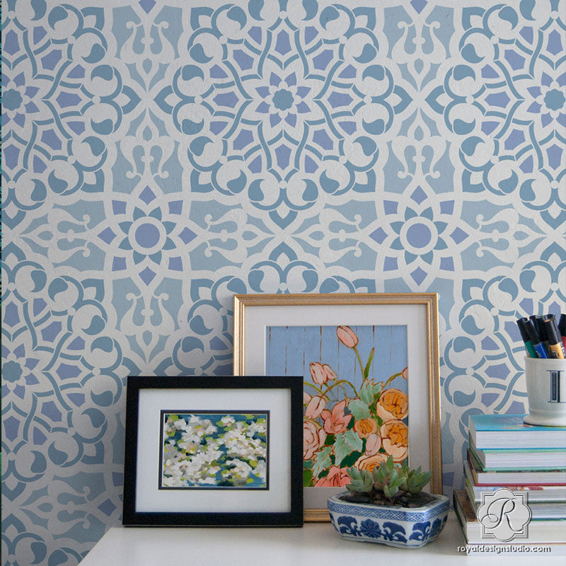 Zahara Moroccan Wall Stencil