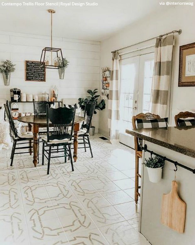 Contempo Trellis Wall Stencil