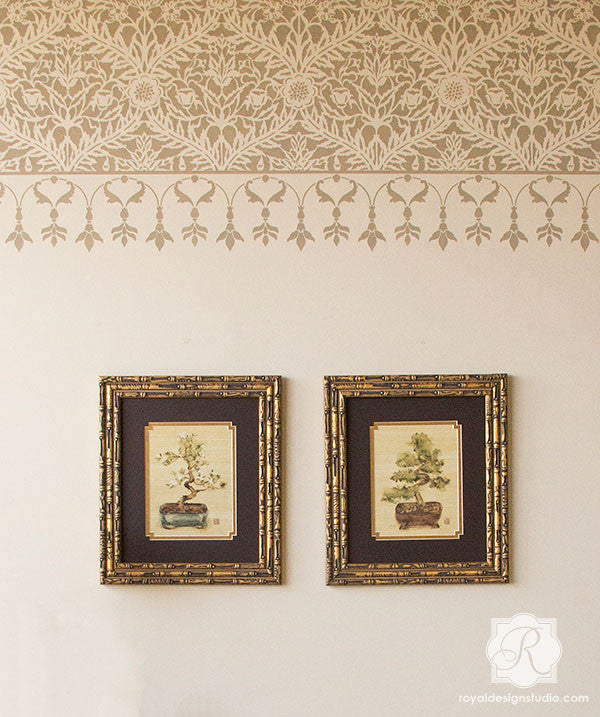 Grand Mughal Border Stencil