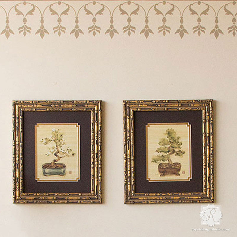 Grand Mughal Border Stencil