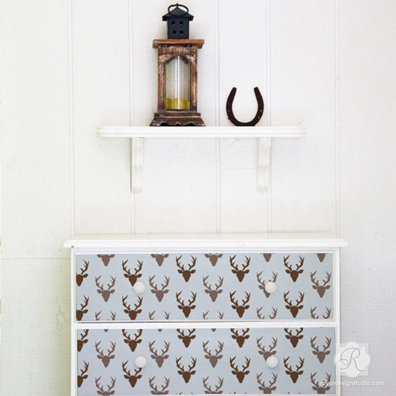 Buck Forest Bonnie Christine Furniture Stencil