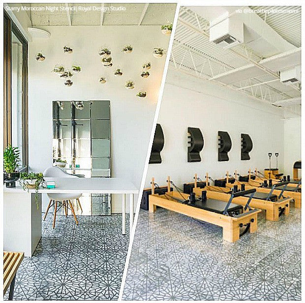 Starry Moroccan Night Stencil