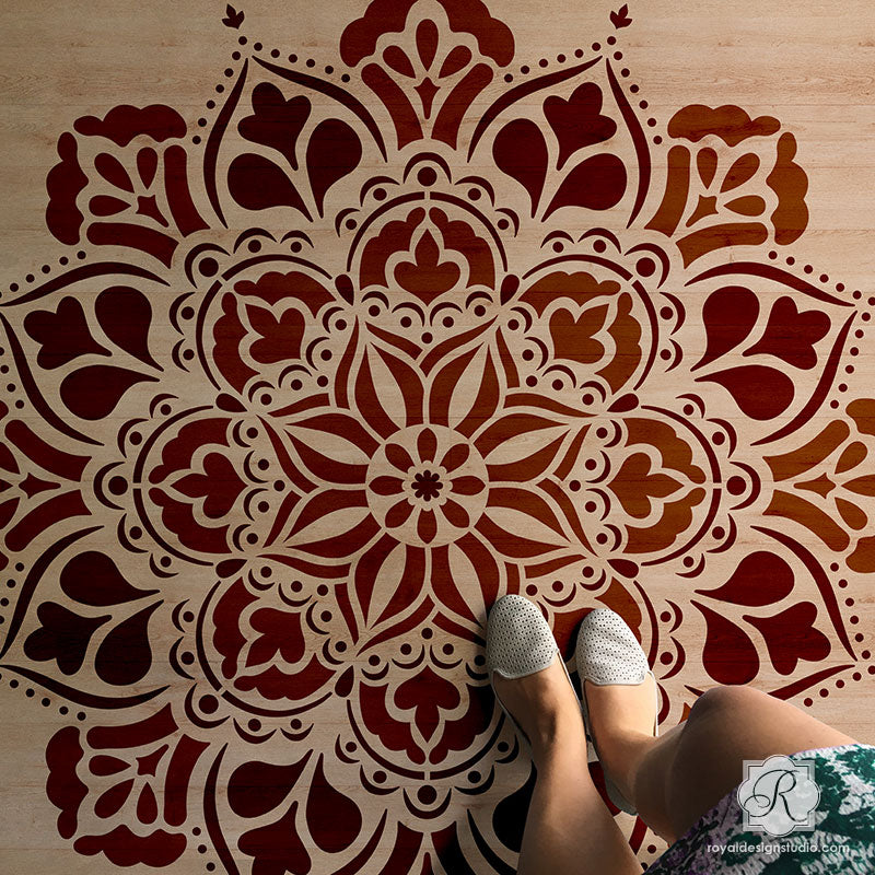 Ananda Mandala Stencil