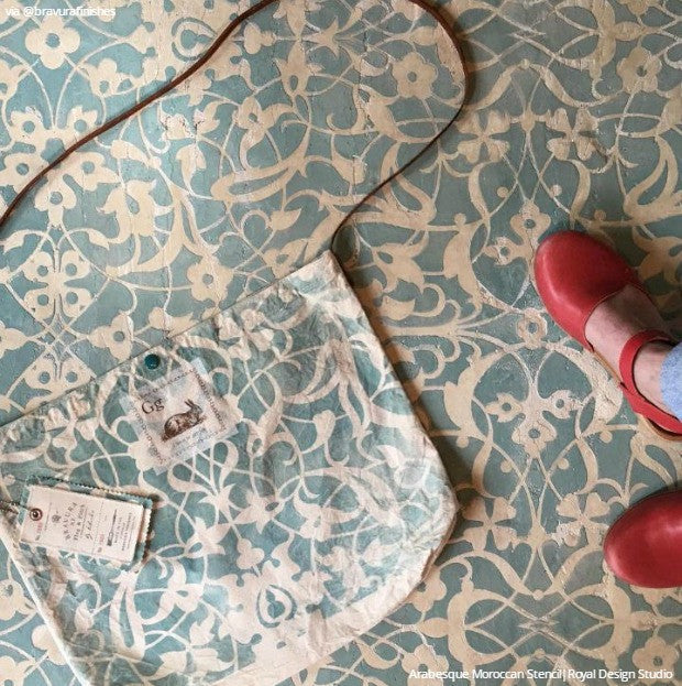 Arabesque Moroccan Stencil