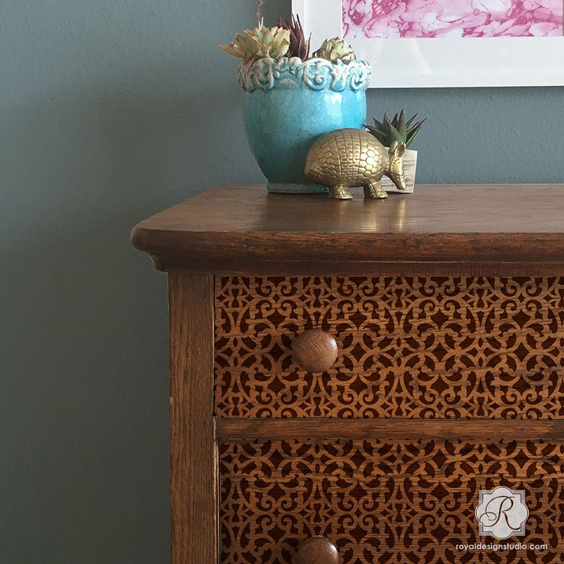 Mansion House Grille Trellis Craft Stencil