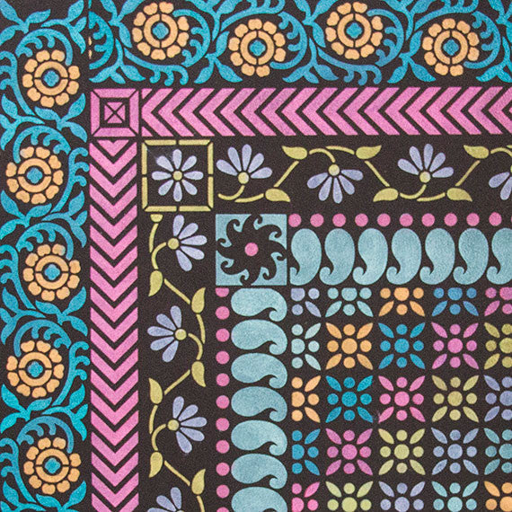 Sari Border Series Indian Furniture Stencil