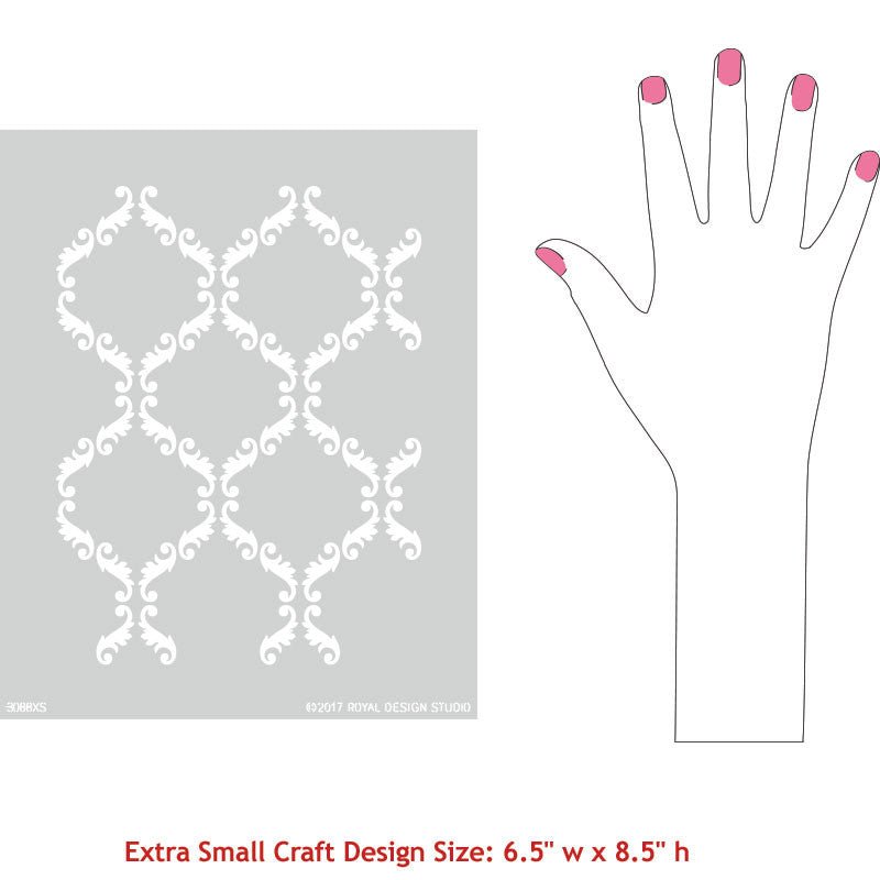 Acanthus Trellis Craft Stencil