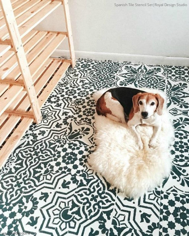 Spanish Tile Stencil Set