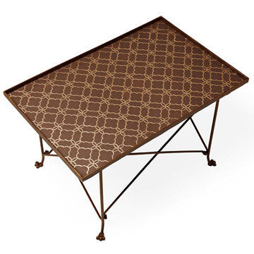 Eastern Lattice Furniture Stencil