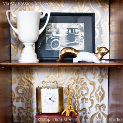 Khanjali Ikat Stencil