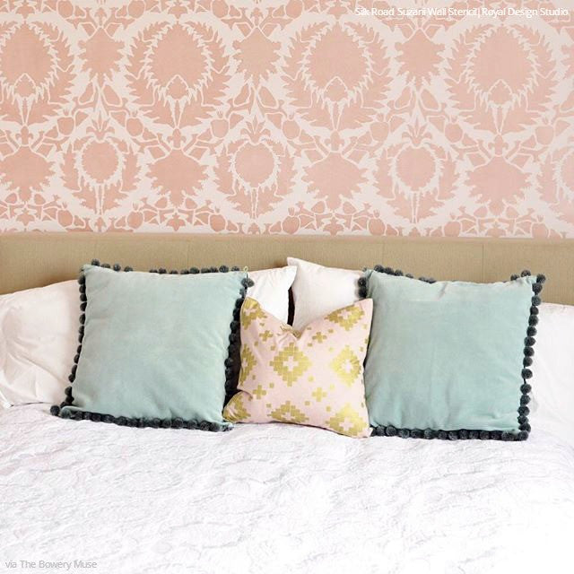 Silk Road Suzani Wall Stencil