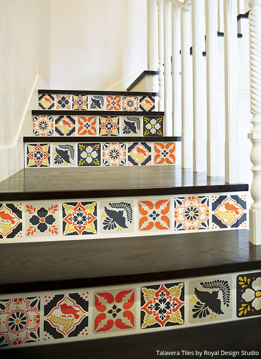 Talavera Tiles Wall & Furniture Stencils