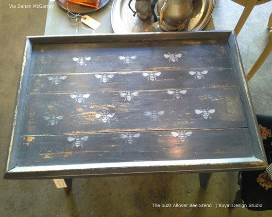 The Buzz Allover Bee Stencil