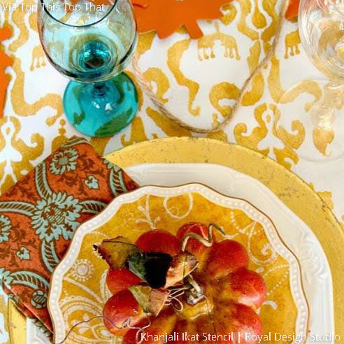 Khanjali Ikat Stencil