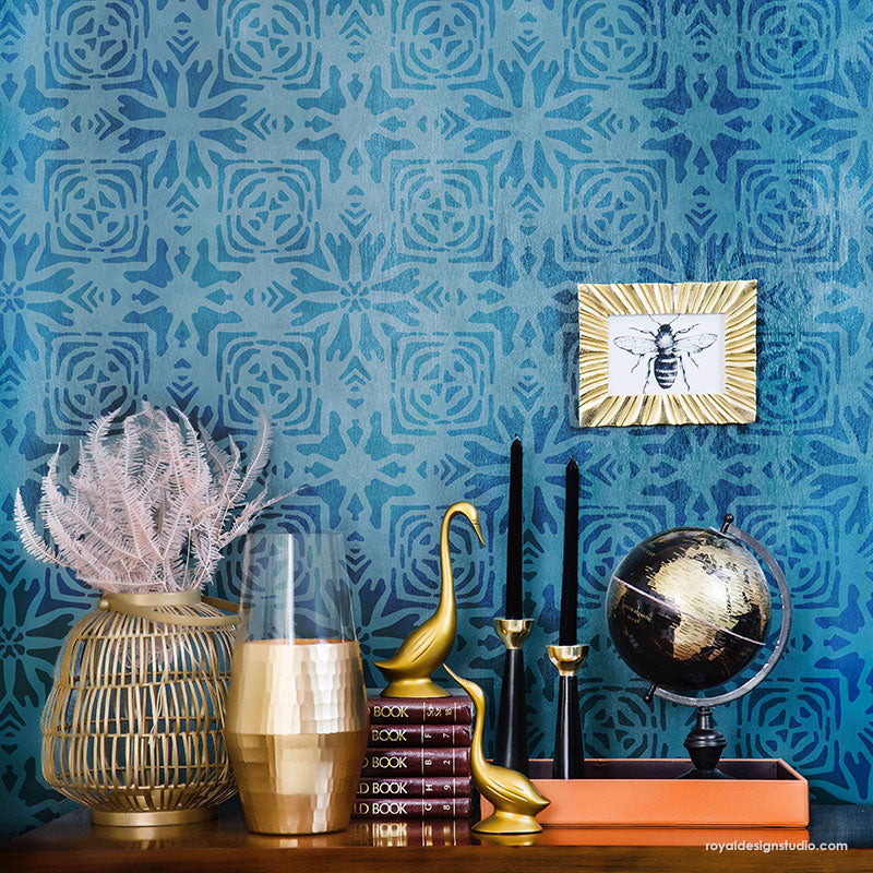 Tribaliste Wall Stencil